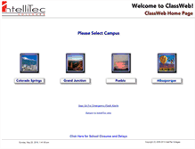 Tablet Screenshot of classweb.intellitec.edu